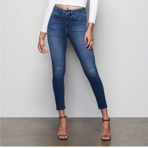 Good American Good Waist Crop Jeans Style gwcre067t